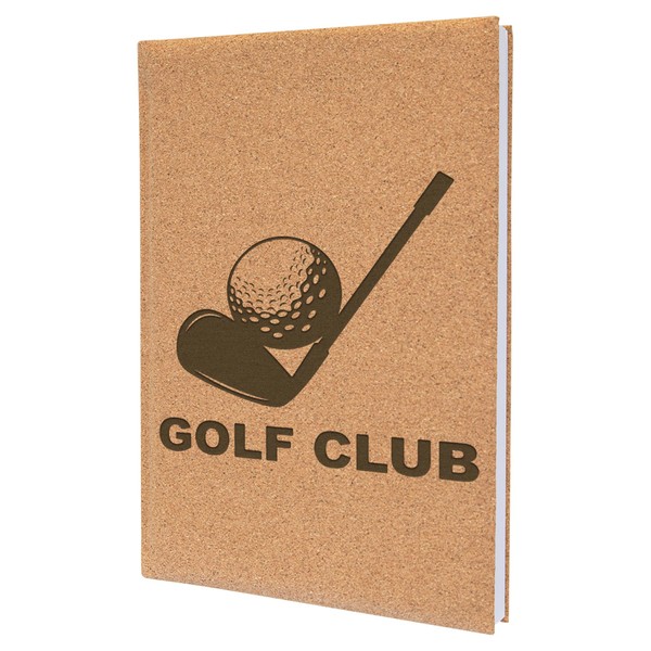 Elegant Golf Club Notebook Stylish Laser Engraved Design with Golf