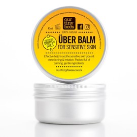Sensitive Skin Balm - Uber Balm | Eczema & Psoriasis and dry skin balm - calming, soothing, moisturising, by Our Tiny Bees Skincare - 45ml