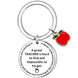 AMZQ Teacher Gifts Keyring Teacher Appreciation Gift Best Teacher Gifts for Women on Teachers Day Graduation Birthday Graduation Season