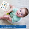 Pack of 120 Animal Potty Stickers Round Toilet Training Stickers