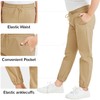 QBK Pull on Stretch School Uniform Pant Jogger Pants for