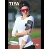TIYA Armband Phone Holder for Running with 3 Pockets, Reflective