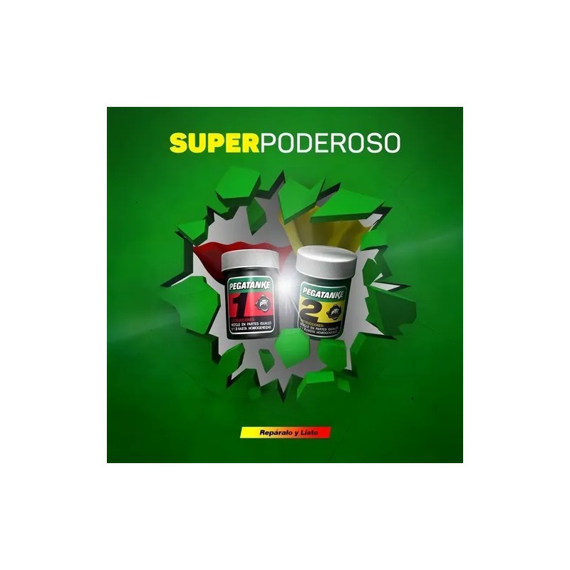 Pegamento epóxico Soldadura de Epoxi Negro Pegatanke 43g