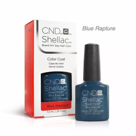 CND Shellac UV Gel Polish  Blue Rapture .25oz