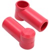 Fastronix 3/8" Stud Terminal Covers (Red) Bulk 50 pack