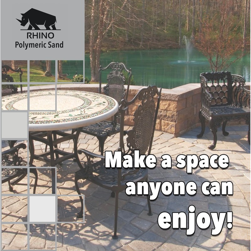 Rhino Power Bond Plus - Polymeric Sand for Pavers and