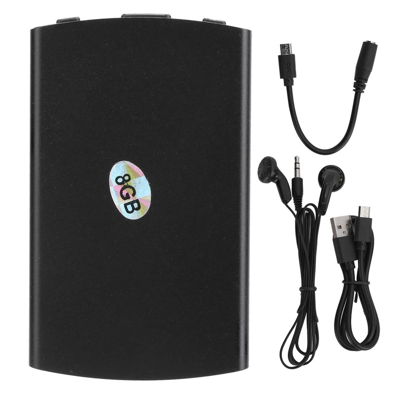 M8 Aluminum Alloy Ultrathin HiFi MP3 Music Player Mini Portable