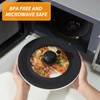 Set of 2 Vented Tempered Glass Universal Lid for Pot