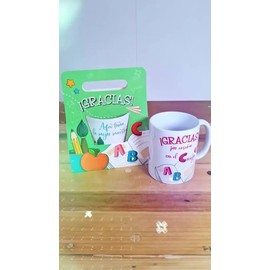 Taza Aquí Toma La Mejor Maestra Maestro Con Blister Regalo