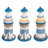 Out of the blue Wooden Lighthouse Decorative Item with LED