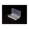 Leeda 6 Compartment Tackle Box Clear,