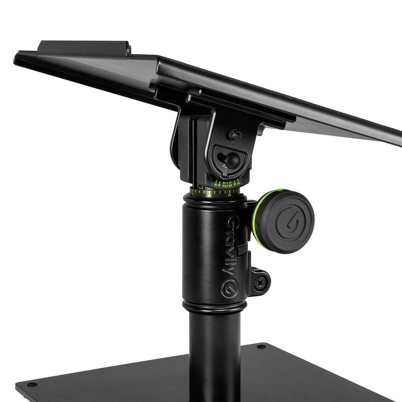 GRAVITY STANDS Studio Monitor Speaker Stand (SP 3102), BLACK