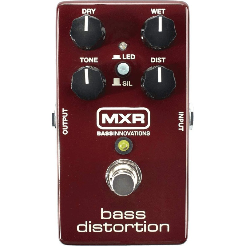 MXR M85 Bass Distortion Pedal Bundle with 2 MXR Patch