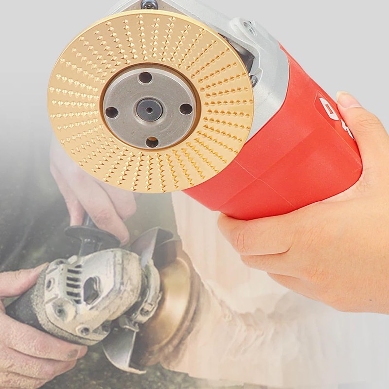 85mm/100mm Angle Grinder Sanding Disc, Carbide Wood Carving Shaping Disc,