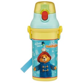 Skater PSB5SANAG-A Paddington Water Bottle, 16.9 fl oz (480 ml), For Kids, Antibacterial, Plastic, Kid-Friendly, Lightweight, Made in Japan
