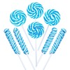 Blue Candy - 18g Swirl and 12g Twisty Lollipops -