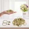 Rustark 40Pcs Bronze Curtain Rings with Clips, 1.3" (33mm) Interior