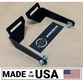 StreetRays [Originals] [SR] Roof Windshield 42"-46" Straight Light Bar Mount Bracket Honda Talon 1000
