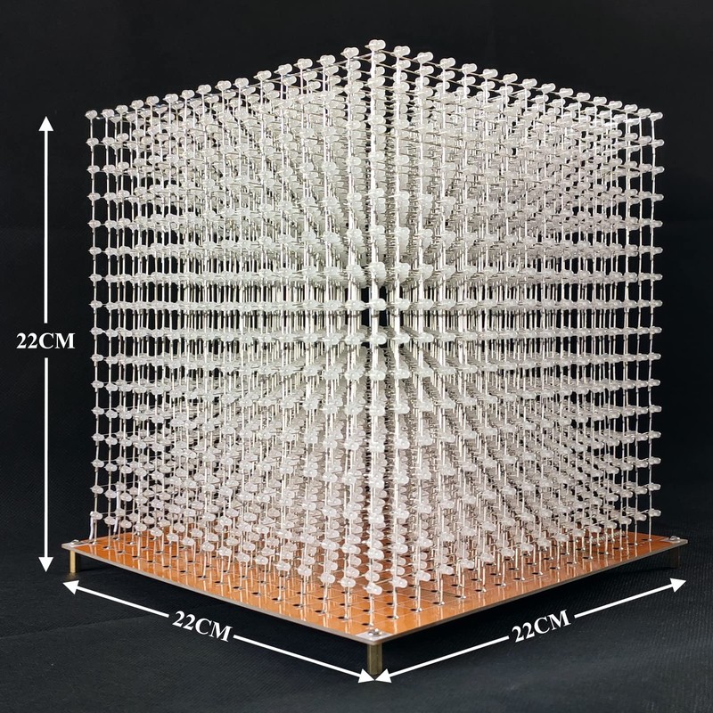 iCubeSmart Mini 3D Led Cube DIY Electronics Kit Soldering Project