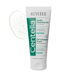 Revuele Centella Gentle Cleansing Gel - Ultra Mild Facial Cleansing Gel with Centella Asiatica & Hyaluronic Acid, for Daily Cleansing of All Skin Types, 200 ml