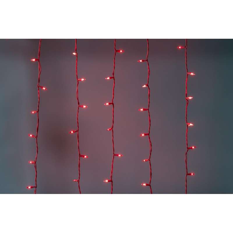 Brite Star 50 Lt Designer Series Mini Lights, Red, Red