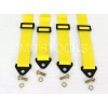 TANAKA 2 X TANAKA UNIVERSAL YELLOW 4 POINT BUCKLE RACING