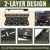 KUAFU Double-Layer Foldable Tailgate Table Compatible with 2018-2023 Jeep Wrangler