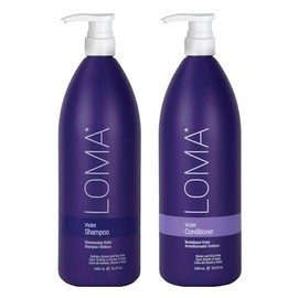 Loma Hair Care Violet Shampoo Violet Conditioner Duo, 33 oz.