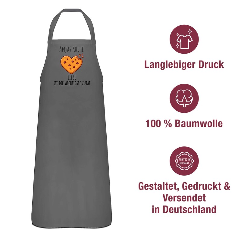 Geschenk mit Namen personalisiert by Shirtracer - Apron - Baking