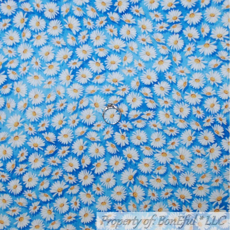 Oasis Fabrics BonEful Fabric FQ Cotton Quilt Blue Red White