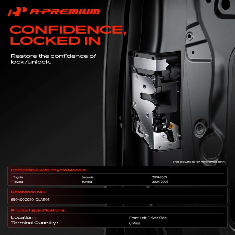 A-Premium Front Left Driver Side Door Lock Actuator Compatible with