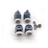 Shower Door Rollers, Set of 8 Single Shower Door Runners/Wheels/Pulleys/Guides