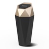 Auto Dynasty Diamond Design Leakproof Car Trash Garbage Can Cup