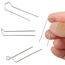 150Pcs Floral U Shaped Pins, 1.8 Inch Greening Pins for Foam Wreaths, Bouquet Plants, Fern Moss - Metal Craft Picks