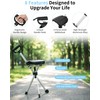 Portable Walking Stick Cane with Seat, Foldable Chair, Lightweight Aluminum,
