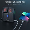 Vibroo 5.8Ghz Wireless Guitar System, Charging Case Included, Wireless Transmitter
