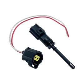 HYXUAN Intake Air Temperature Sensor W/Connector 5149279AC Compatible with Challenger Charger Dart Durango Cherokee Grand Cherokee Ram 1500 2500 3500