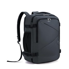 ECOHUB Carry On Travel Backpack, Expandable Airlines Personal Item Bag 18x14x8, Water Resistant 17 inch Laptop Backpack Flight Approved, 12 Pockets 30L Work Backpacks with Wet Pocket & Cable Slot