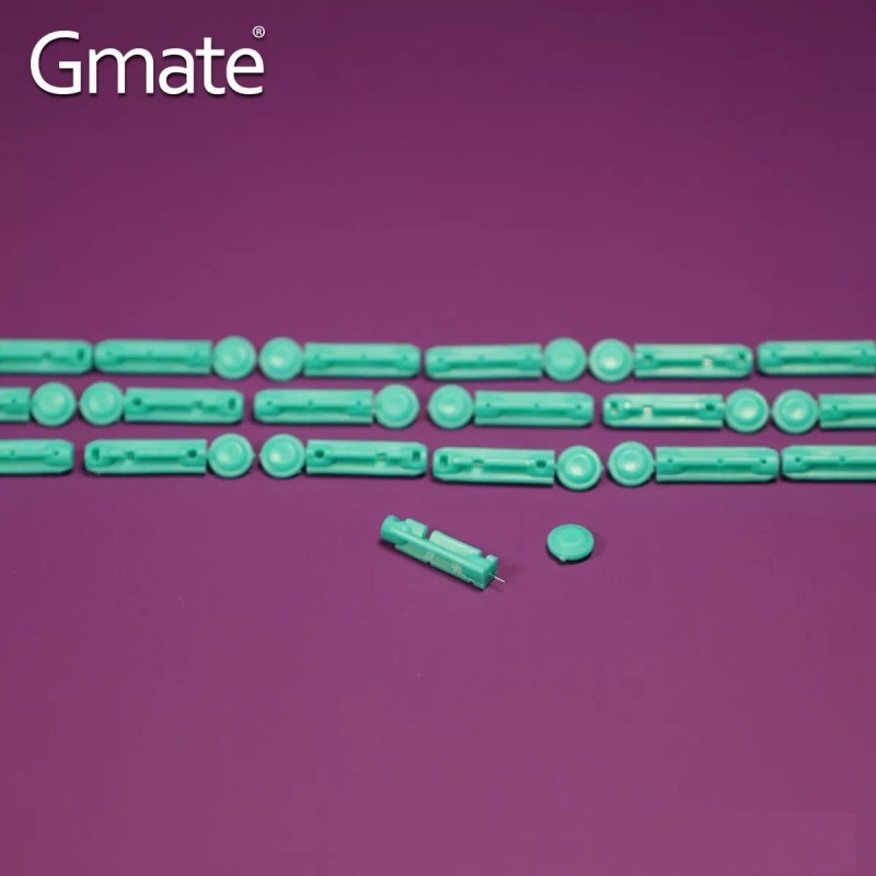 Gmate Lancetas Nanolet Para Glucometro Gmate 50 Pzas Color Azul
