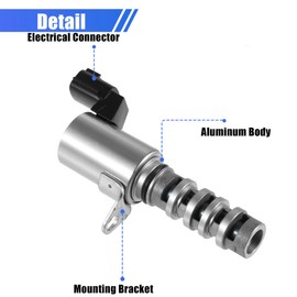 Unifizz 23796-ED000 VVT Solenoid Intake & Exhaust Camshaft Position Actuator Solenoid Valve Kit for NI-SSAN Versa 2011 2012 2013 2014 2015 2016 1.6L Engine Variable Valve Timing Solenoid