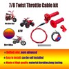 7/8 22mm Twist Throttle Accelerator Handle Grips for Mini Bike