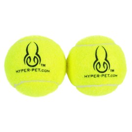 Hyper Pet Pet Tennis Balls for Dogs, Pet Safe Dog Toys for Exercise and Training, Pack of 2, Colors May Vary, Green (48438EA)