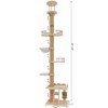 Elegaif Floor to Ceiling Cat Tree Adjustable Height (95-120 Inches)