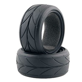 LAFEINA RC 1:10 On-Road Racing Car Rubber Tires Sponge Inside for HSP HPI 4PCS