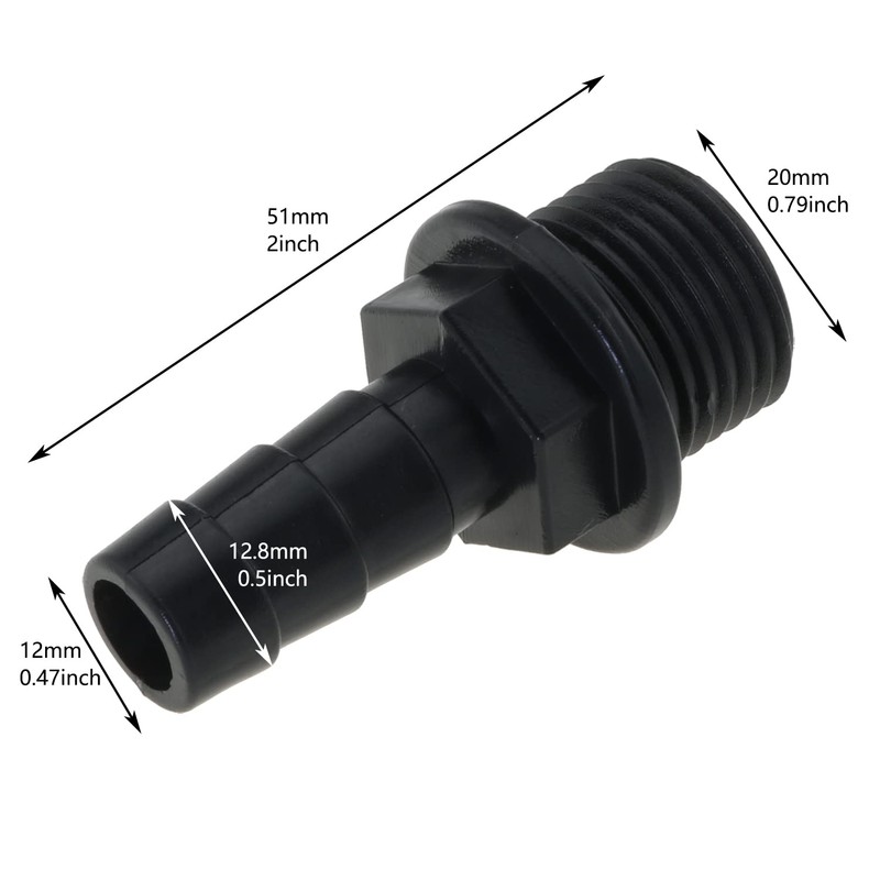 LUORNG 5IN1 Nozzles Kit for Fountain Pump, Aquarium, Fish Tank,