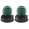 OTOTEC OTOTEC IBC-Tankadapter 2x IBC Tankdeckel Anschluss f1r den Garten