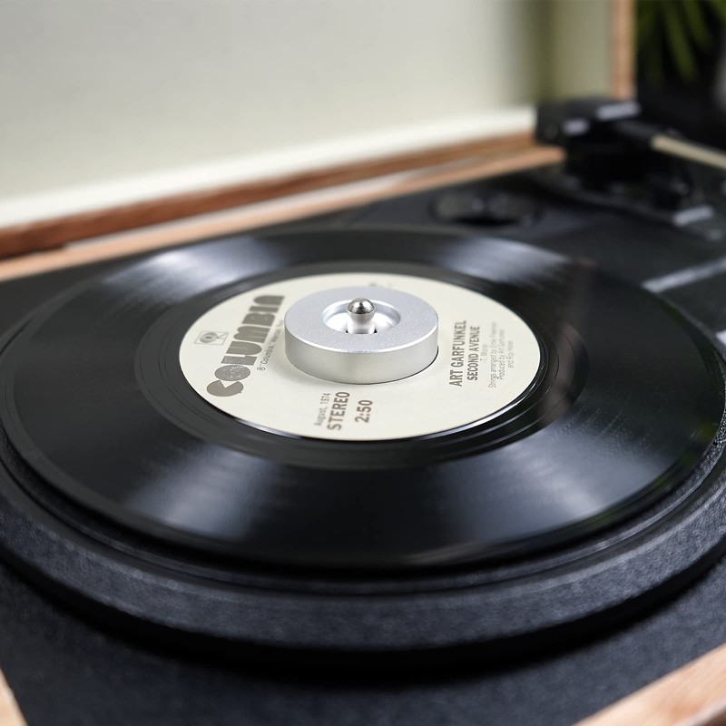 sdroceRyaM 45 RPM Adapter, 7 Inch Vinyl Record Solid Aluminum