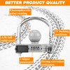 Funmit Trailer Lock Universal Hitch Lock with Combination Lock, fit