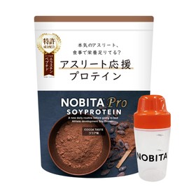 NOBITA-Pro Soy Protein Novitama Pro 25.5 oz (750 g) Shaker Set (Cocoa Flavor)