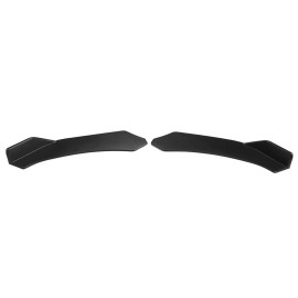 Unbranded Black Front Bumper Lip Spoiler Diffuser Splitter Winglet Wing For Honda Acura